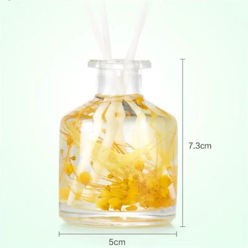 Cylindrical Bottles Deodorant Parfum Easy Cute Flowers Rattan Sticks Volatile Fragrance Aromatherapy Aroma Diffuser