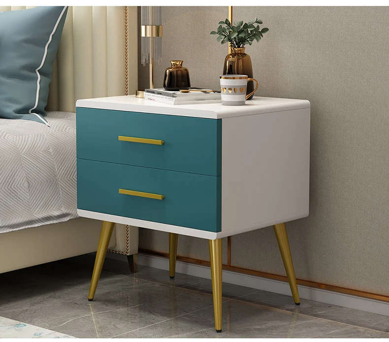 Wooden Bedroom Furniture Night Stand French Bedside Tables With Drawer