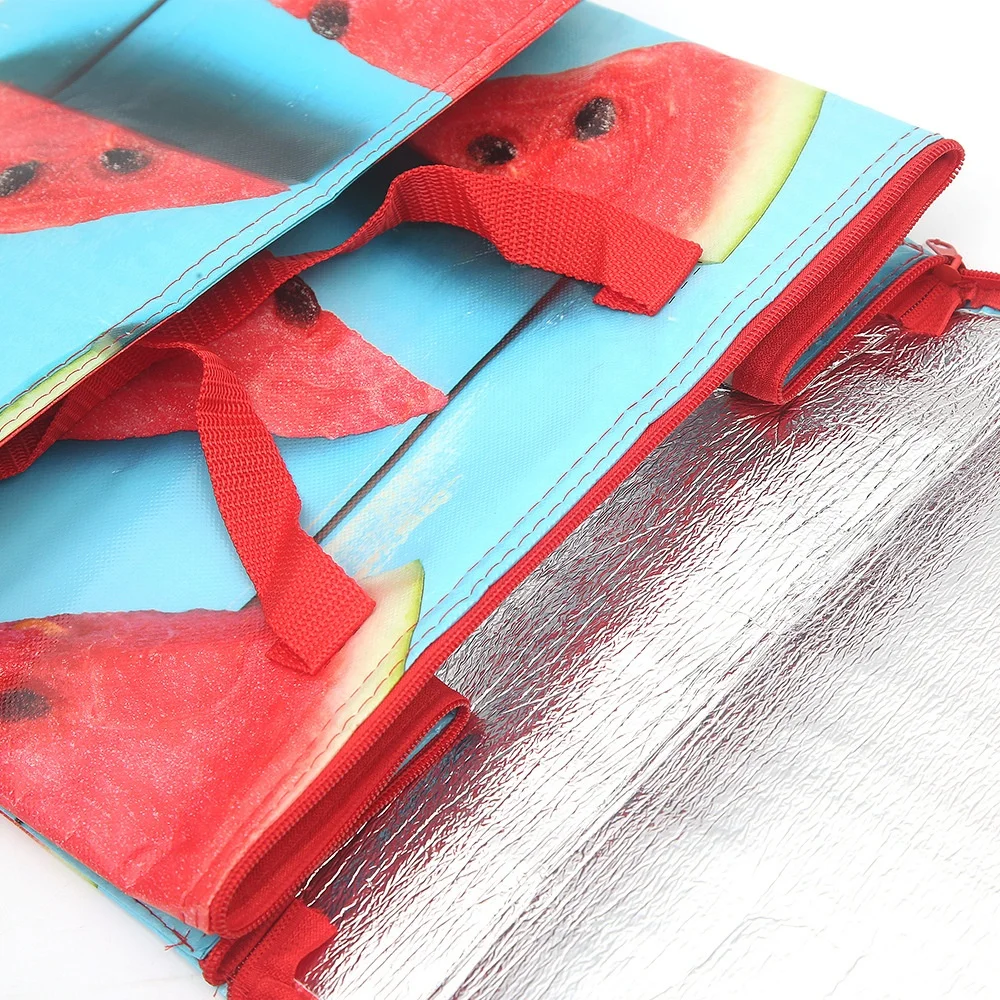 Non Woven Chiller Cooler Insulation Bags High Quality PP CANS Cartoon ODM Lunch Tote Bag Insulated Bag Non-woven Fabric