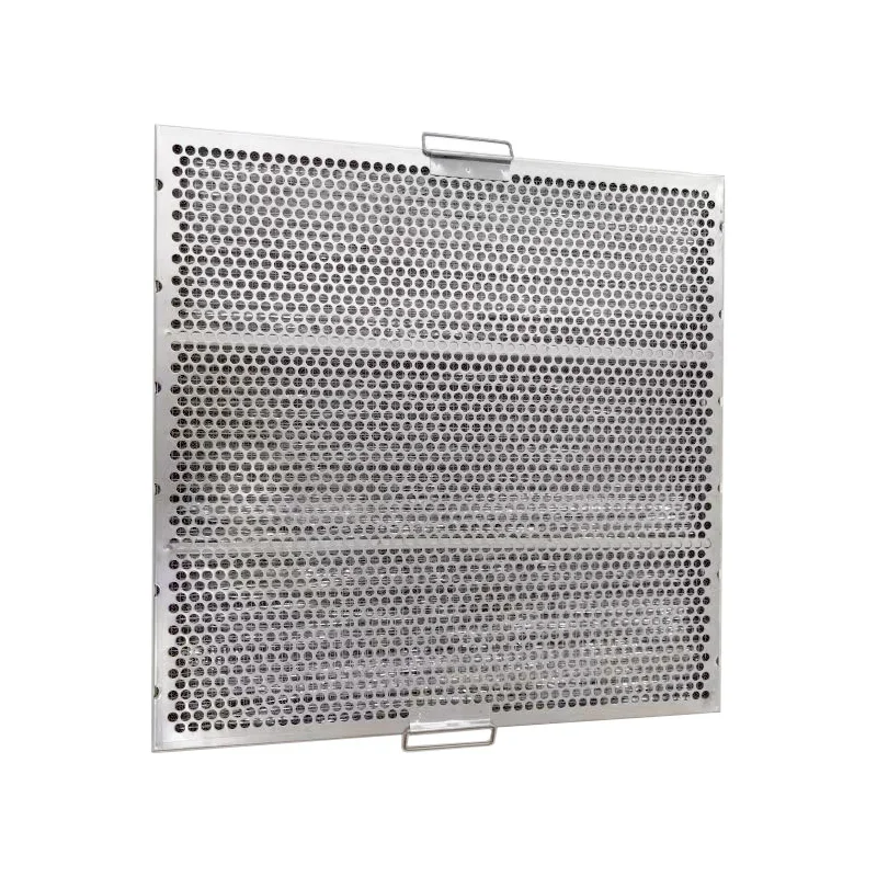 Manufacturer custom stainless steel commercial range hood filter baffle grease filter kitchen hood baffle grease filter