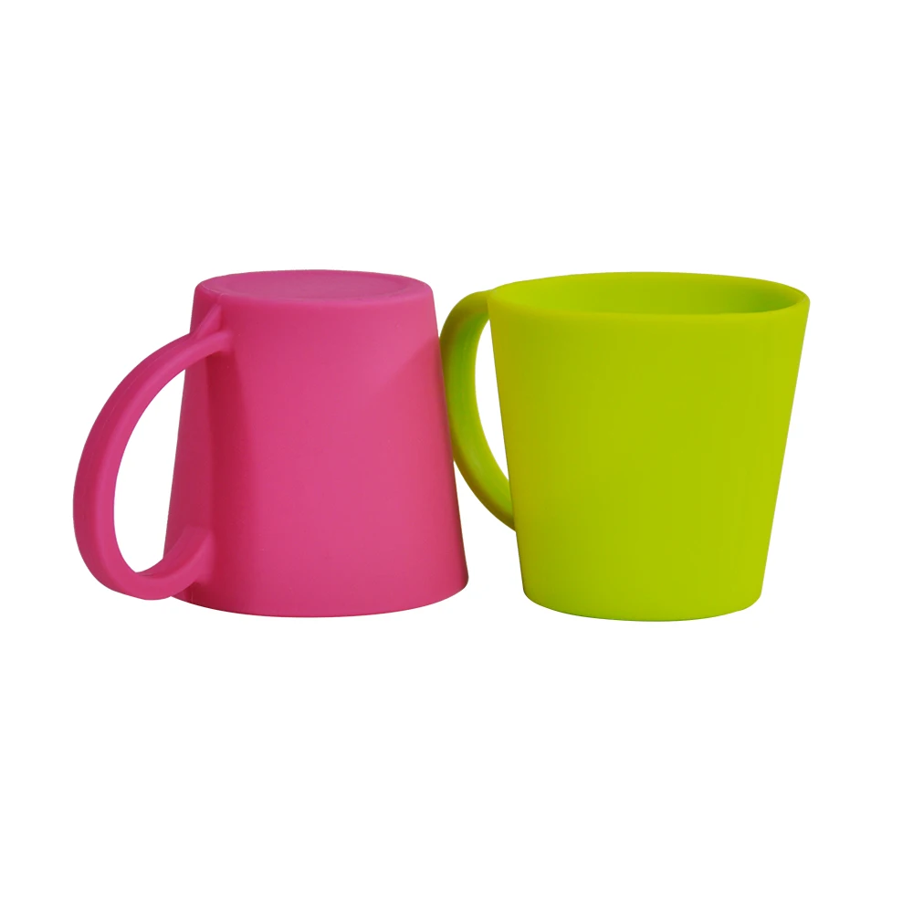 Food grade safe 250ml  silicone drinking cup silicone water cup