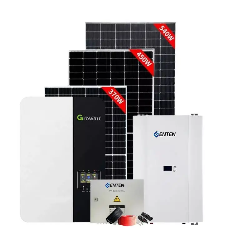25kw solar panel ups complete 1kw 5 kw 10 kw big off grid 2000w power indoor 20000w dc solar home system roof