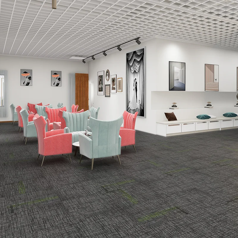 Luxury Hotel Room Carpet Executive Office Floor Carpet Tiles Commercial 50x50 Modular Carpet Tiles For Office