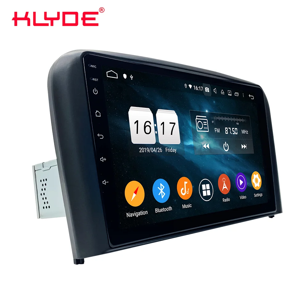 KLYDE KD-1754 Android 10 автомобильный dvd-плеер автомобиля видео GPS PX5 4g + 64g 8 core 9 дюймов разделение сенсорный экран для VOLVO S80 2001-2006