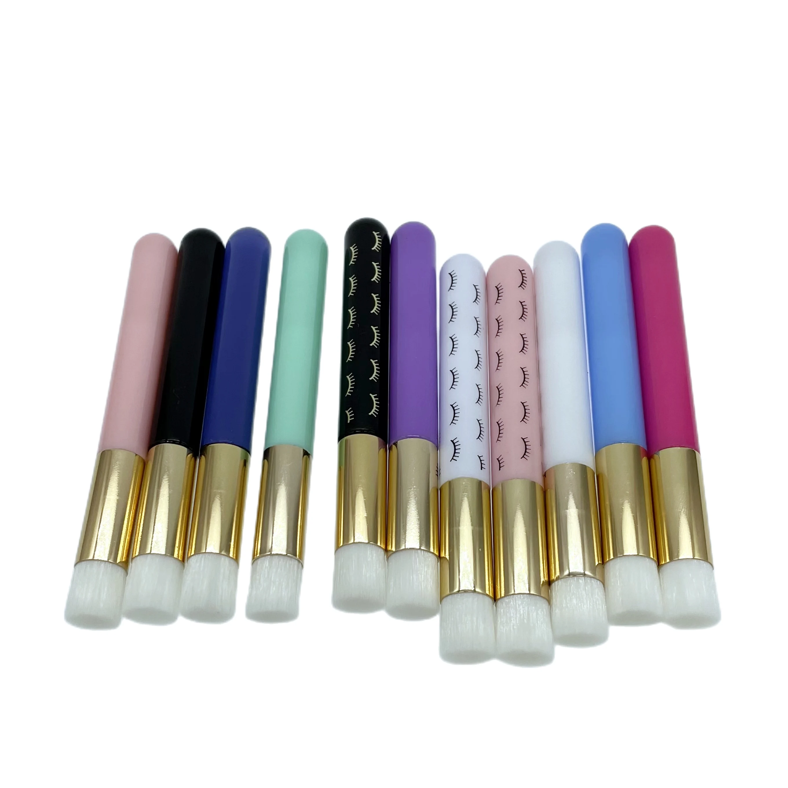 Wholesale high quality acrylic handle eyelash shampoo wash lash brush cleaner