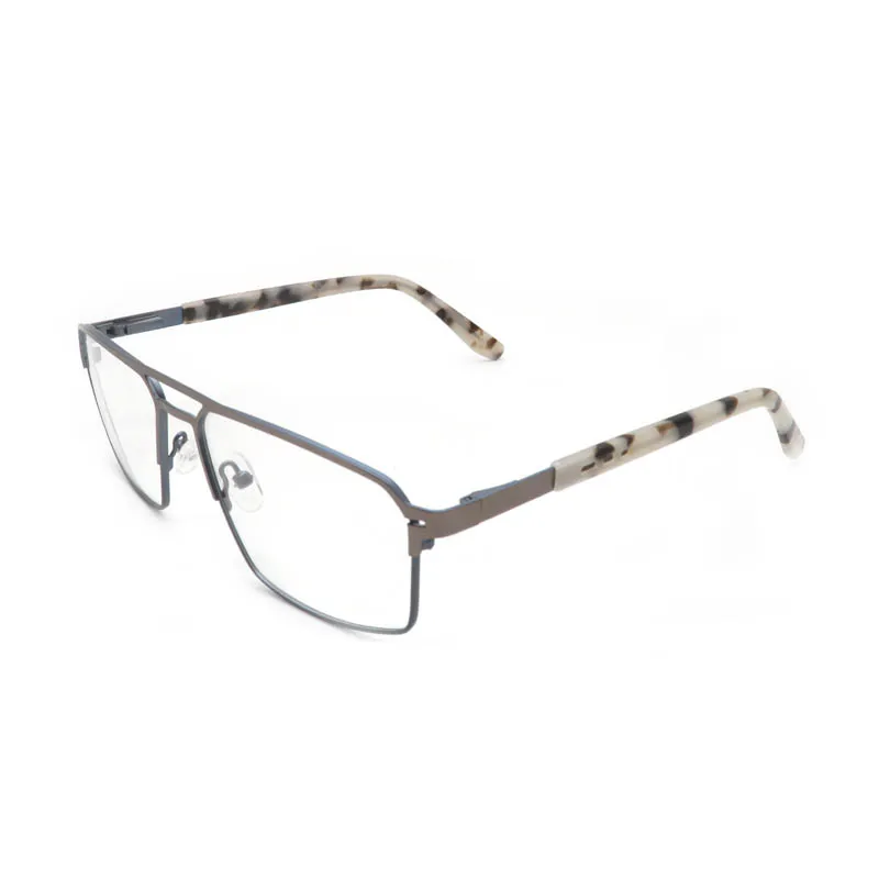 2022 Fashion popular Transparent Clear eyeglasses custom logo optical frame  metal Optical women men