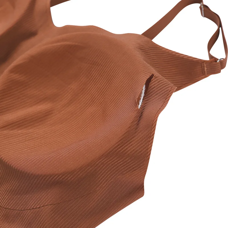 Japan girls bra underwear thong set U back comfortable breathable wireless sports vest seamless women bralette and panties set