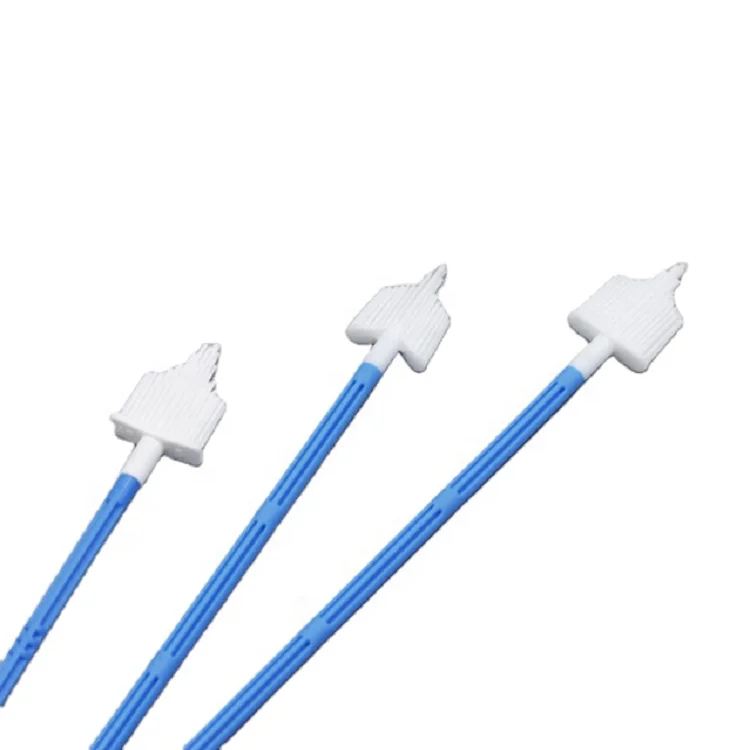 Gynecological Disposable Medical Sterile Cyto Brush plastic Spatula Scraper