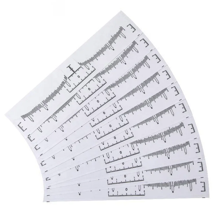 OEM permanent makeup eyebrow sticker ruler brow shaping disposable eye brow ruler