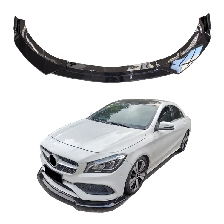 New Customizable Colors Combat style Polypropylene Three-section Bumper Front shovel For Mercedes Benz CLA200