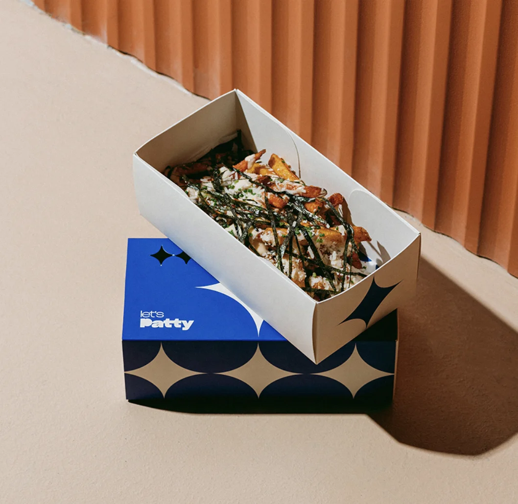 High Quality Oil Proof Hot Churros Paper Burger French Fry Bubble Waffle Packaging Containers Hotdog Trays Corn Dog Box