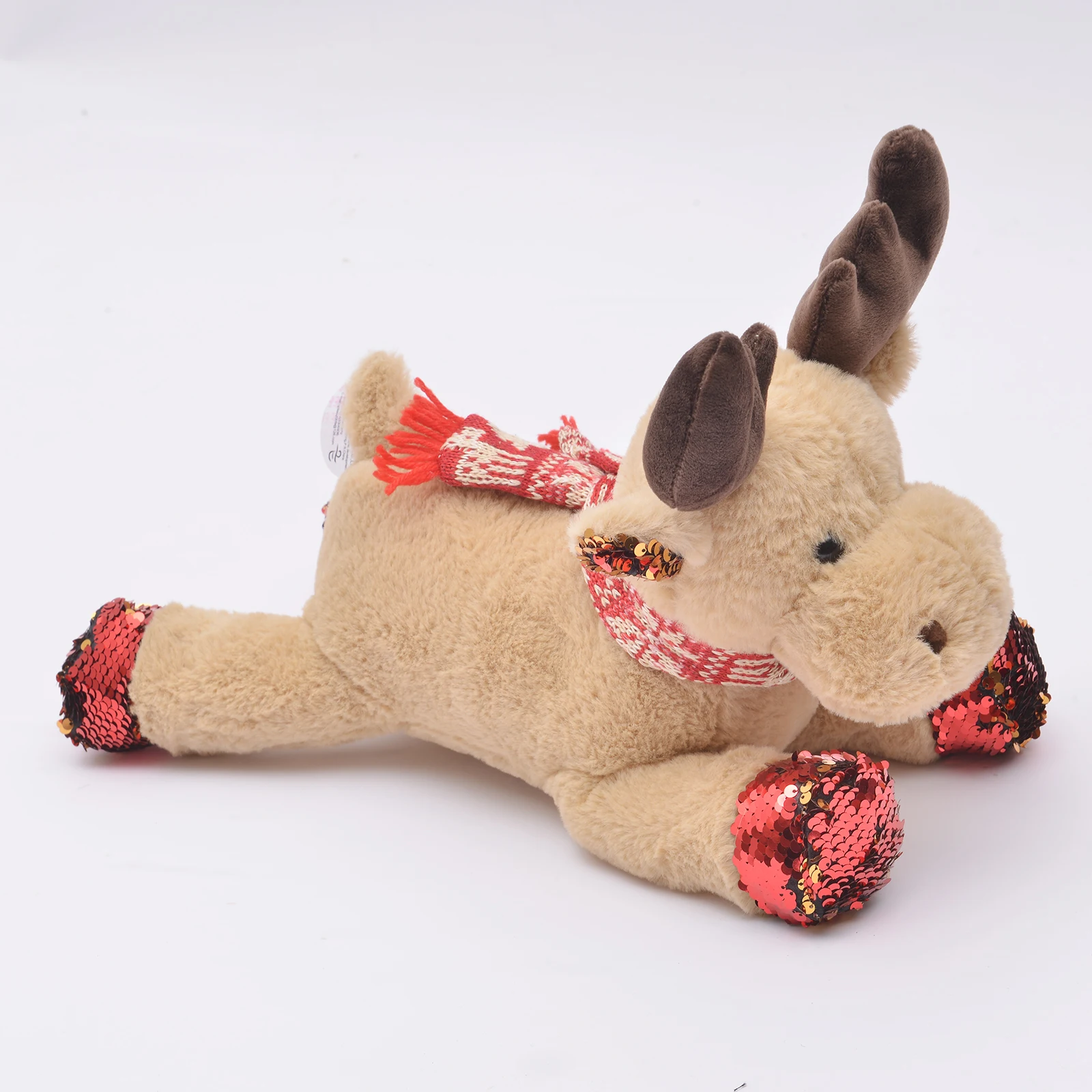 2024 new animal Plush Elk Doll Christmas Deer Plushie Deer Doll Stuffed Toy Pillow Festival Toys