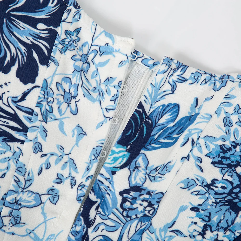 R40546S оптовая продажа модных женских укороченных топов на бретельках с принтом