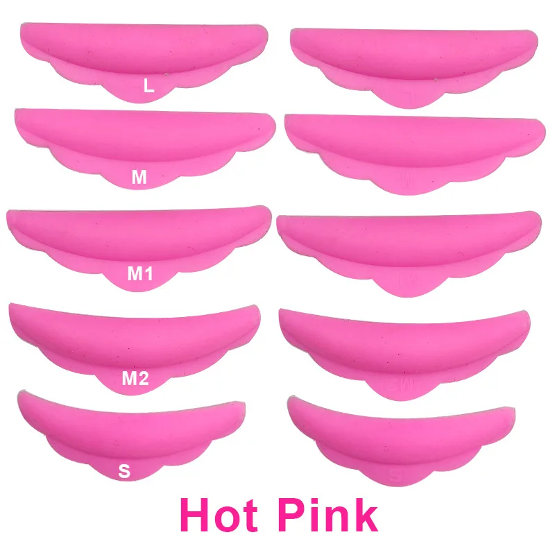 Private Label S/M/L Lash Perm Pad Washable Curler Recycle Eyelash Lifting Tool shields Accessories Soft Silicone Rods Lift