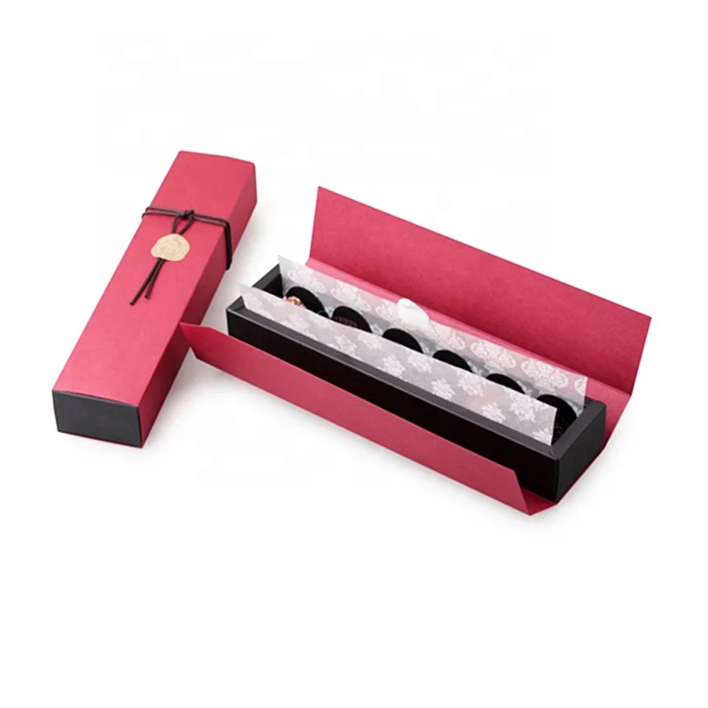 Paper Cardboard Custom Handmade  Empty Chocolate  Strawberry Box Bar Packing Box for Chocolate