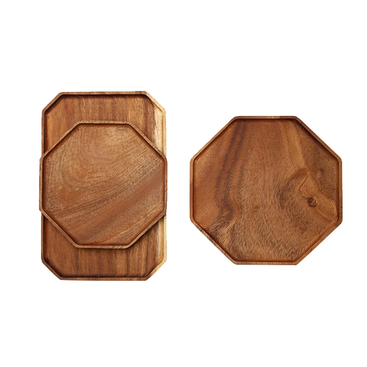 
Coffee Decoration Wooden Fancy Serving Platter Tea Tray 