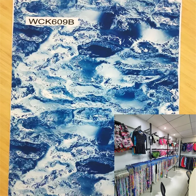 Custom 4 Way Stretch Printed Floral Printing Lycra 80 Polyester 20 Spandex Swimwear Recycle Poly Swimsuit fabric