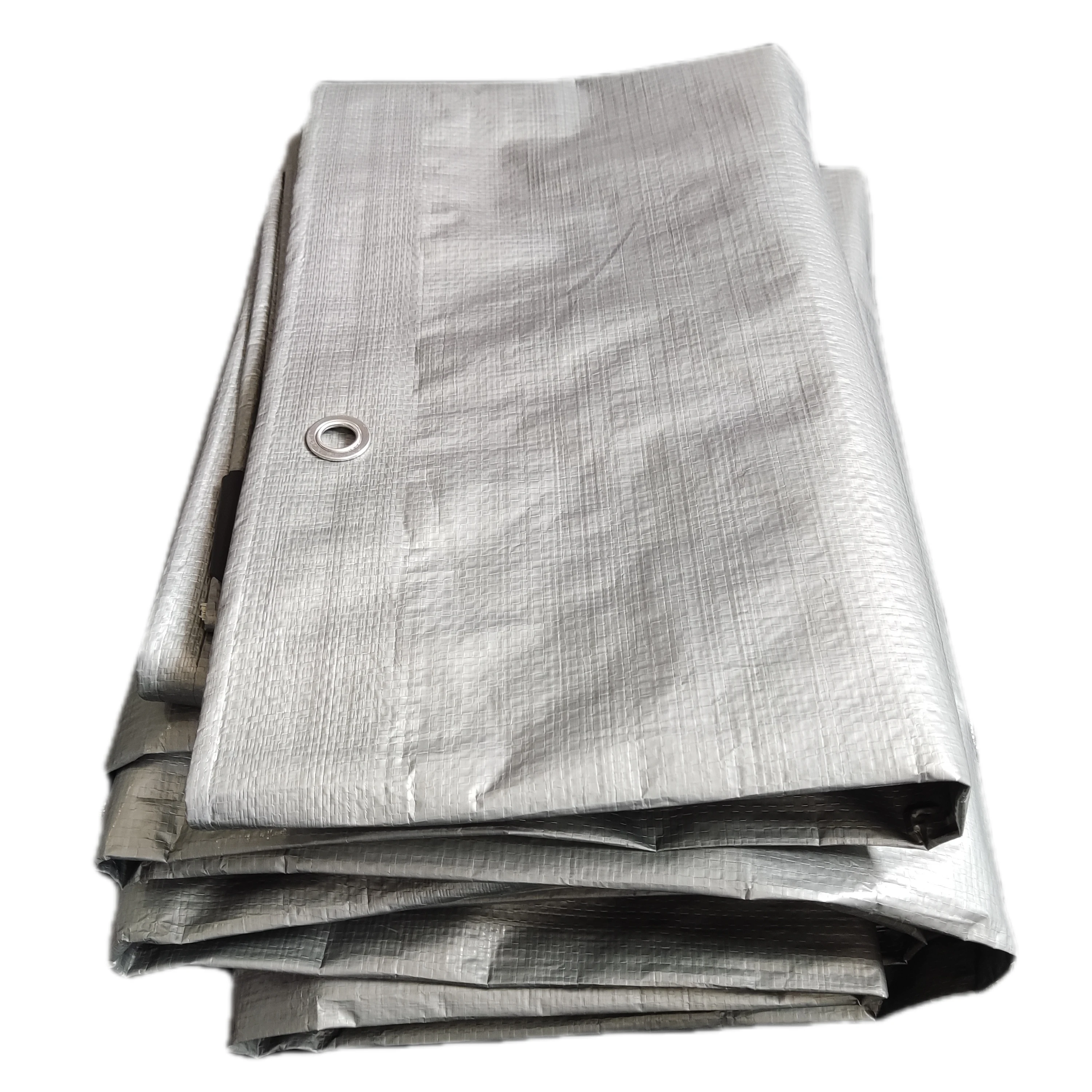 Linyi 150gsm Green Silver Rainproof PE Tarpaulin for Cherry Trees Protect Rain Covers for Cherry Crop for Yemen