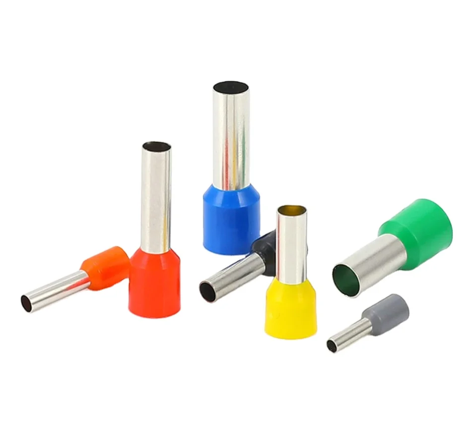 
 Китайские высококачественные разные упаковки, электрическая предварительно Изолированная ОБЖИМНАЯ проволока, медная трубка, соединительный наконечник  