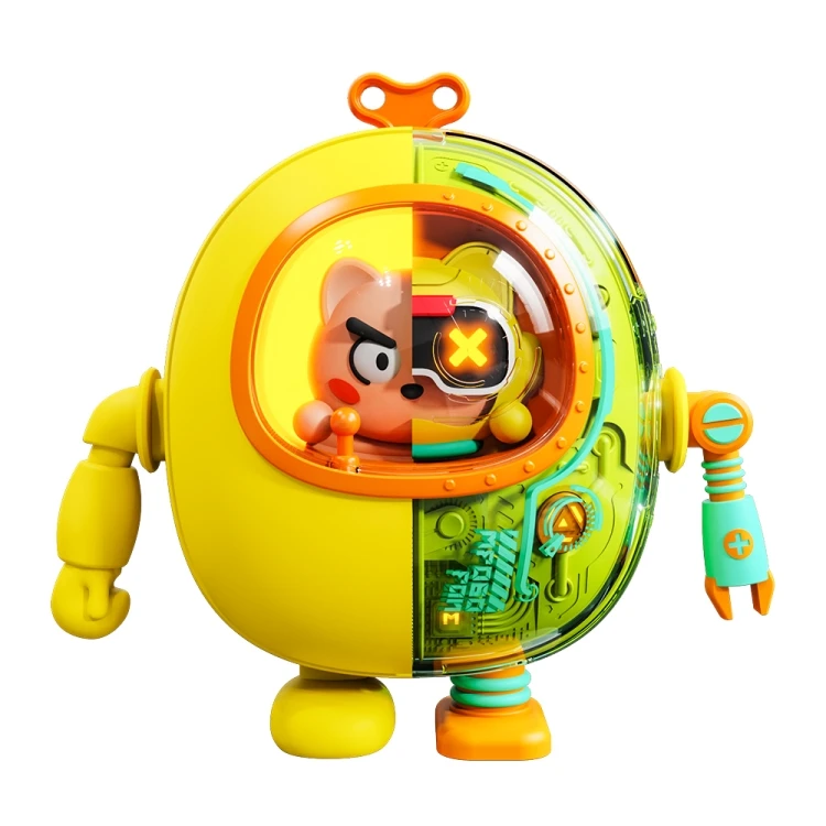 2023 New Design Silent 900mAh Battery Mini Portable Electric Handheld Fans MF060 Mini Mecha Cool Shape Small Electric Fan