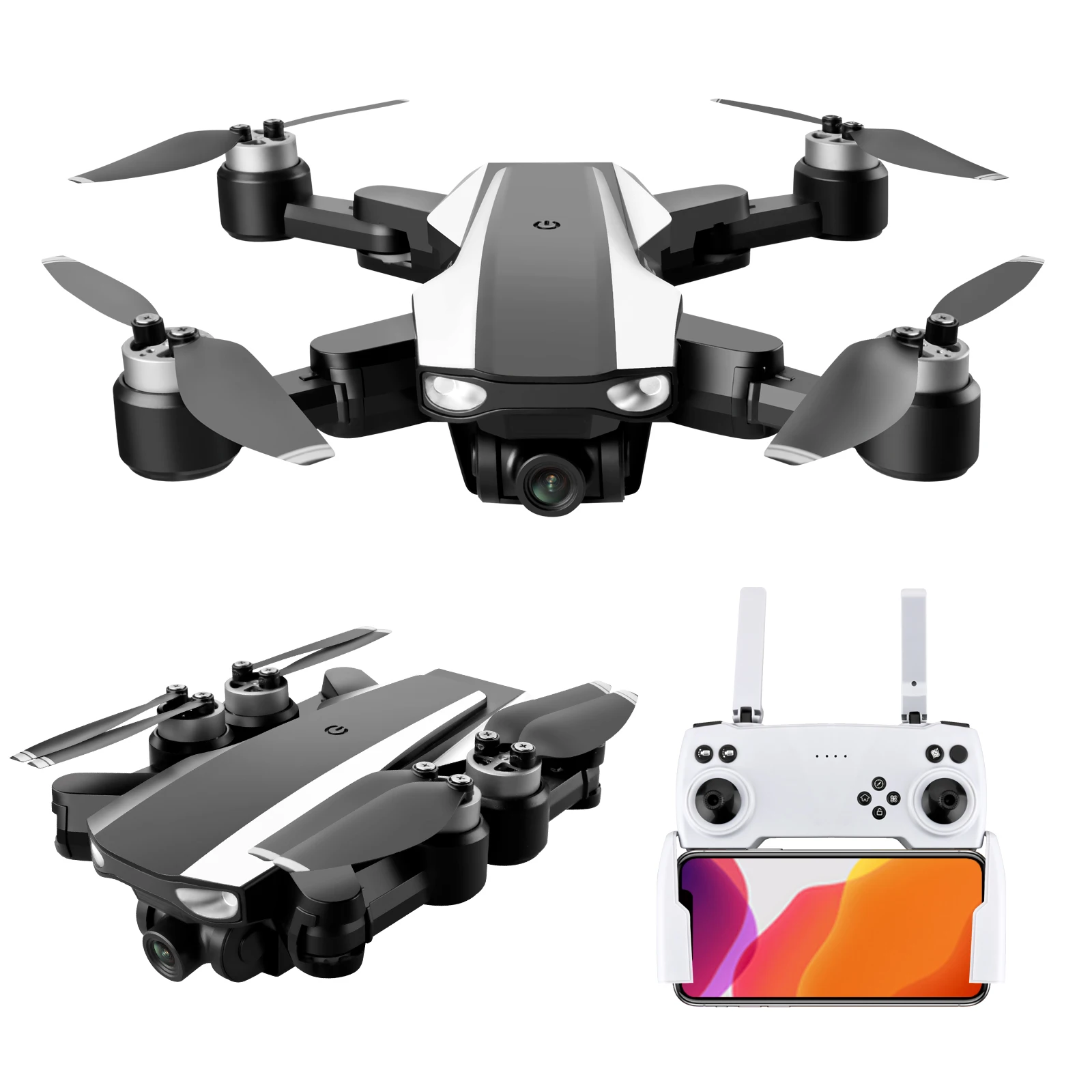 Hotselling Drones S105 5G Brushless electric adjustment WiFi camera with 4K HD 1080P WiFi Fpv Visual Dual Camera GPS Drones