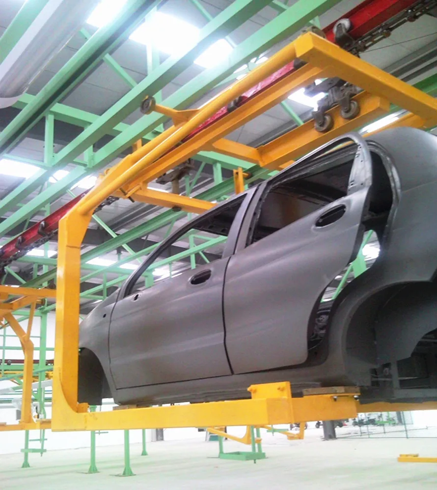 Sedan SUV  assembly conveyor line equipments CKD assembling plant