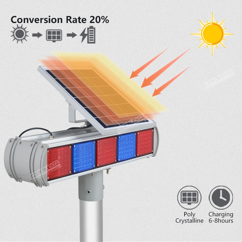 The Newest 2021 police amber emergency door warning light bar flashing for car solar powered traffic led road warning light