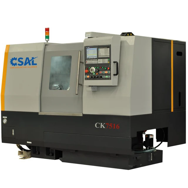 CNC Lathe Machine CK7525 Slant Bed Turning Machine