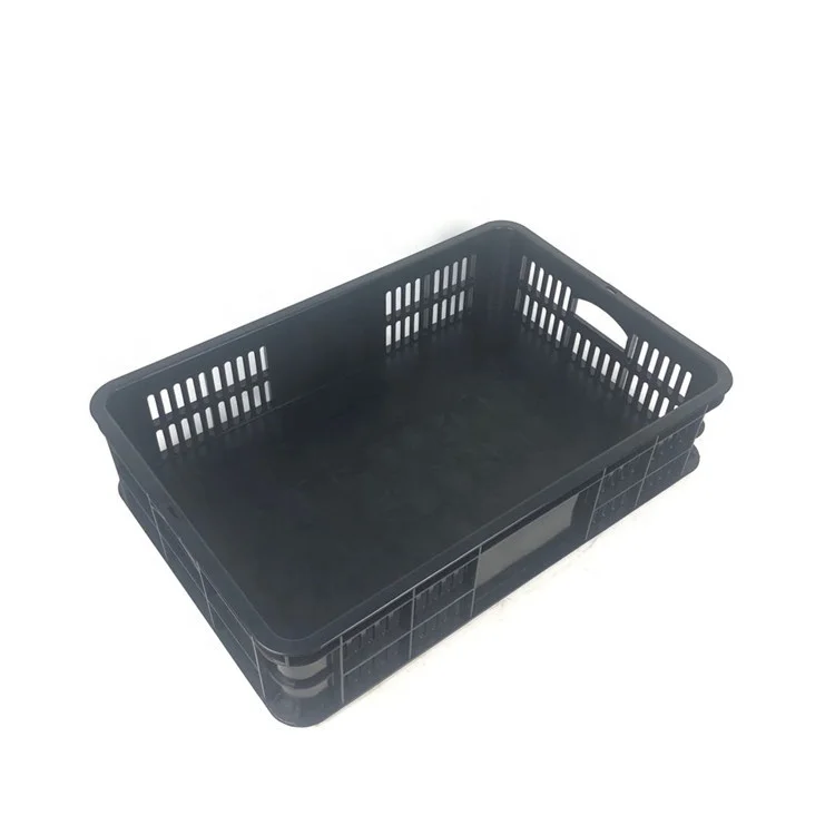 Wholesale Stackable Supermarket Grocery Storage Container PP Plastic Vegetable Crates for sale