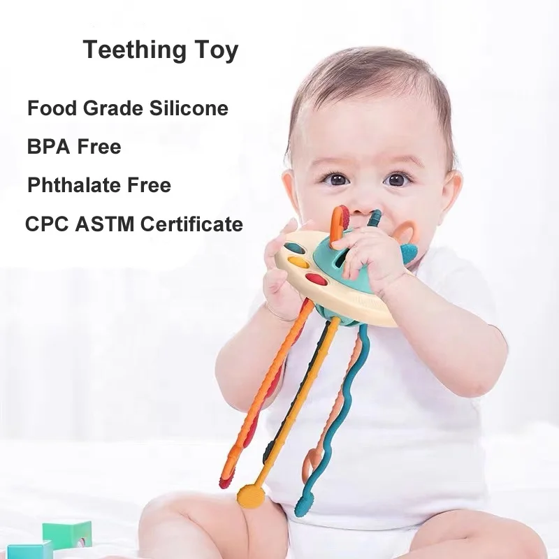 Silicone Fine Motor Skills Jouets Montessori Educational Toys Baby Toddler Sensory Toys Teething Toy For Baby 6 to 12 Months