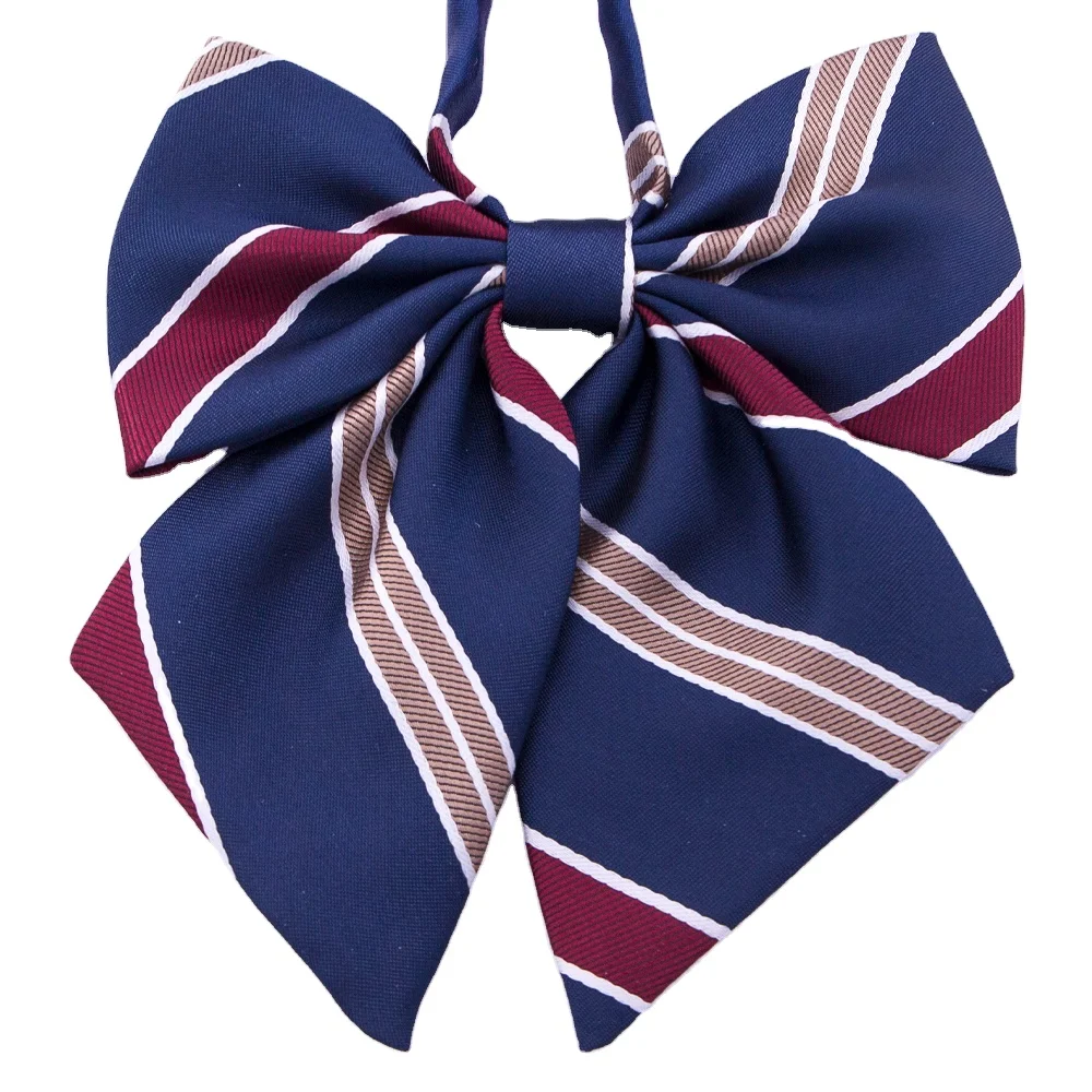RunLin Factory Custom Handmade Luxury JK Satin Ribbon Silk Woven Jacquard Fabric Bow Ties for Men