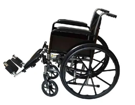 JUMAO Foldable Wheelchair Basic Model Safe Brake Manual Detachable Armrest Economic Wheelchair