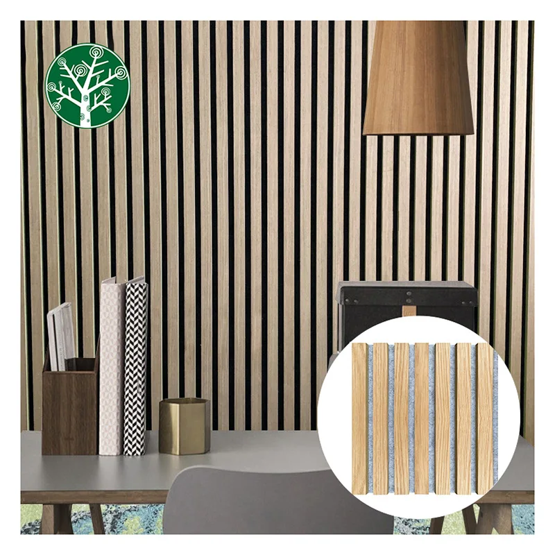 Haoran Factory Прямая поставка размер 2400*600 экологически чистые акустические панели для помещений