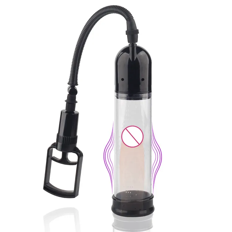 Hot Selling Male Toy Penis Enlargement Pump Silicone Penis Enlarge Massager Sex Products For Man