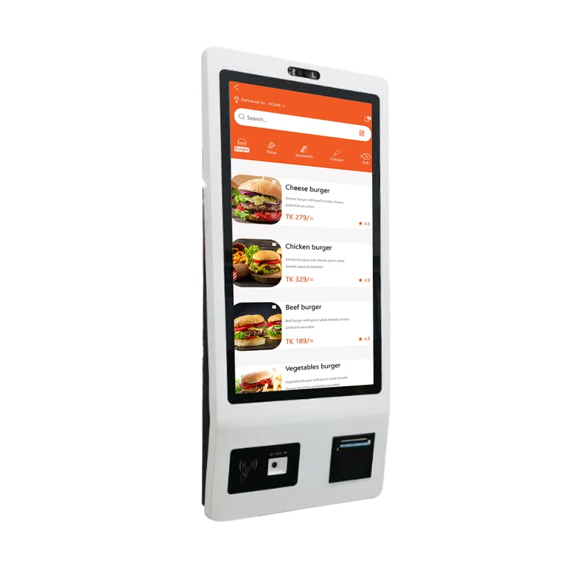 Fast food ordering self service payment kiosk machine Restaurant payment kiosk