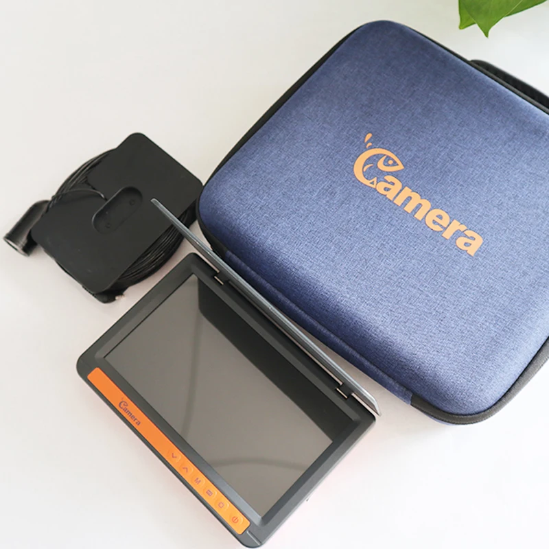 Wohuole Portable Fish Finder Camera 7 Inch 20M Underwater Fishing Camera with LCD Monitor for Ice Lake Sea Boat Kayak Fishing