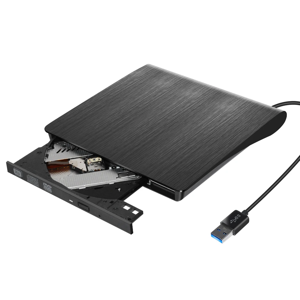 USB 3.0 Slim External DVD RW CD Writer Drive Burner Reader Player Optical Drives For Laptop PC Dvd Burner Dvd Portatil