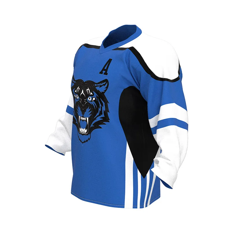 Северо-американская форма для хоккея с индивидуальным дизайном и сублимационной печатью