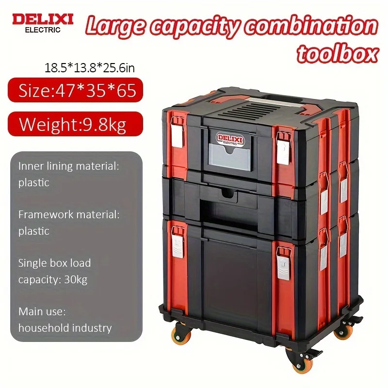 Delixi ELECTRIC Multiple Cells Multifunctional Large Capacity Industry Heavy Duty Combination Tool Box Cabinet