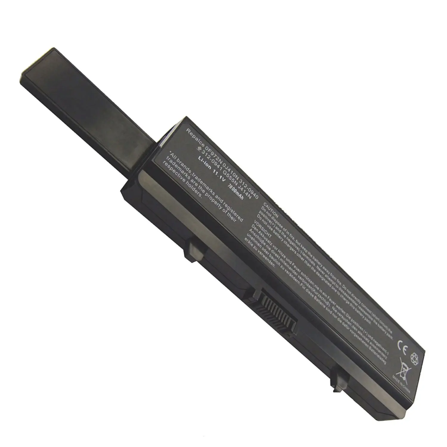 11,1 В 7800 мАч Сменный аккумулятор для ноутбука Dell 312-0940 0F972N J414N K450N Inspiron 1440 1750