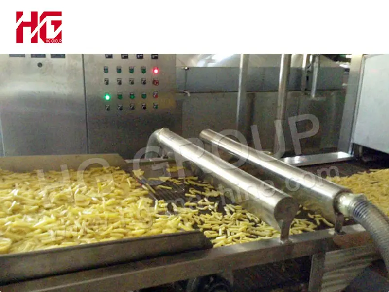 Full Automatic Frozen french fries baking machine/Potato Sticks making equipment manufacturing machines for small business ideas