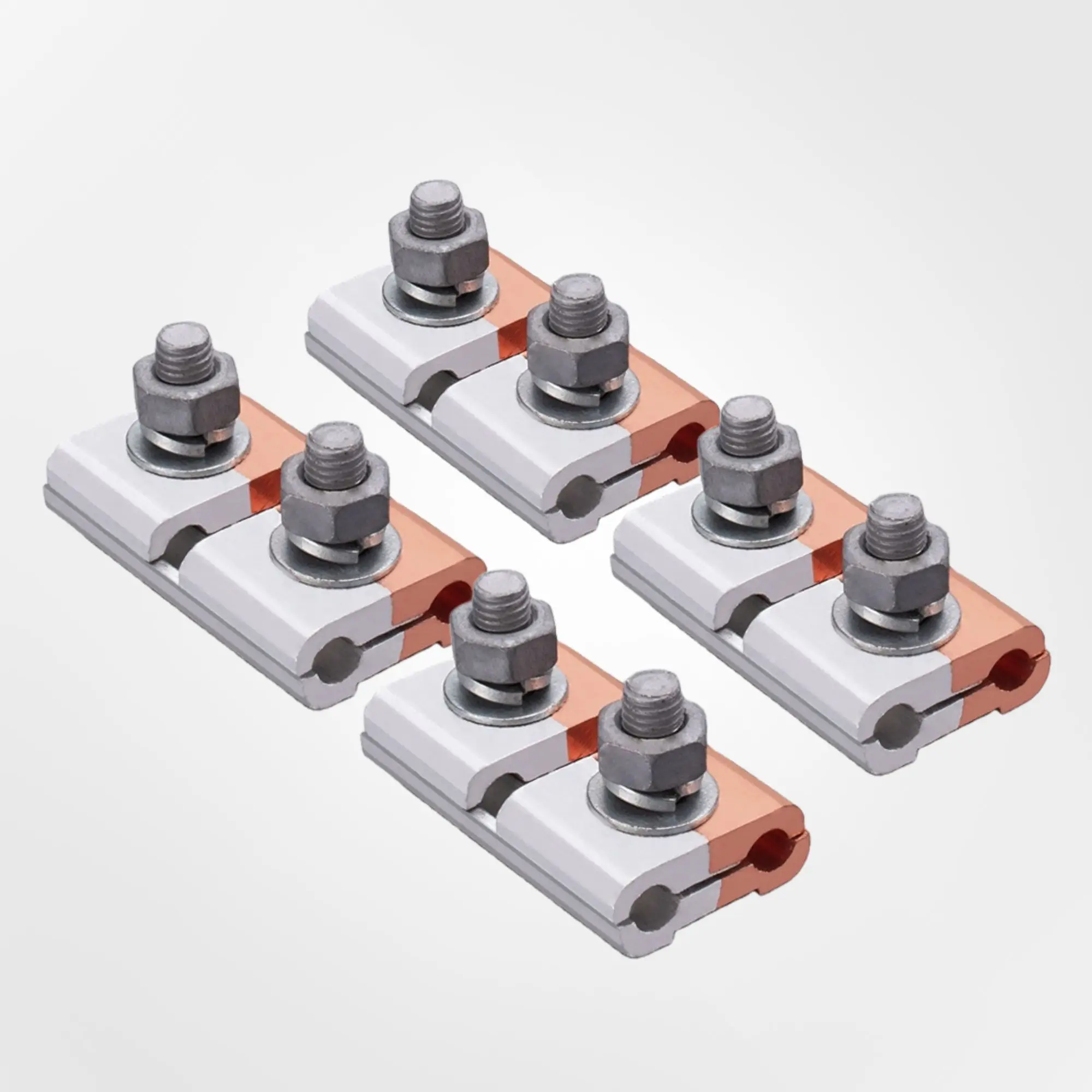 Электрический зажим для проводов алюминиевый и медный 1/2/3 болт биметаллический JBTL Соединитель с параллельной