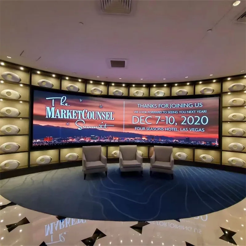 Indoor Loop Video Advertising Display Module High Resolution Customized SMD Led Video Wall P3 Led Screen Panel