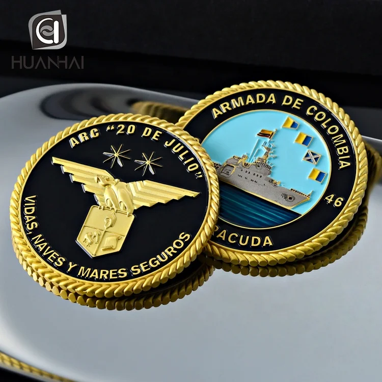 Promotional collection gifts souvenir commemorative gold silver plating metal coin custom
