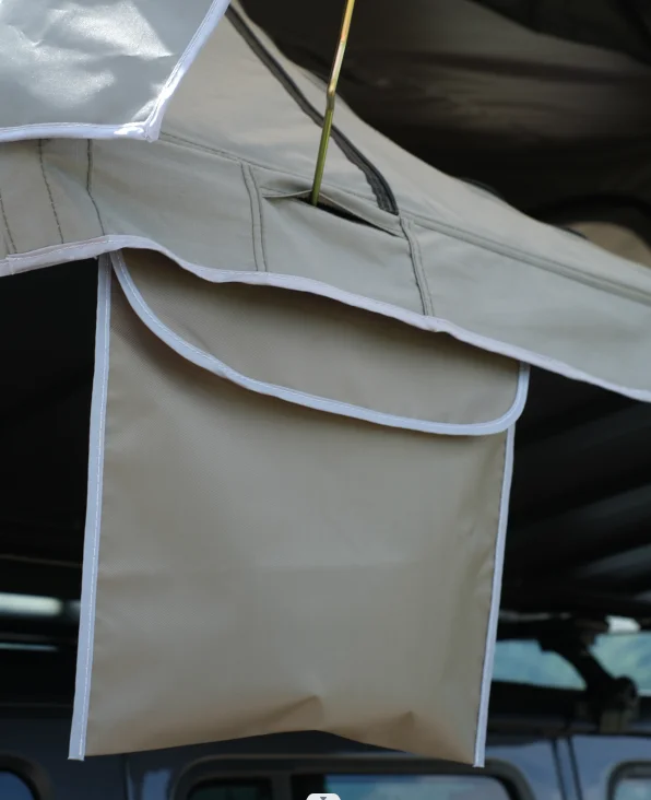 2024 Full Aluminum Shell Roof Top Tent 4 Person Hare Shell Car Tent For Camping