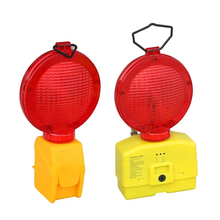 Yellow Amber Flash Warning Light LED Beacon Warning Light Battery