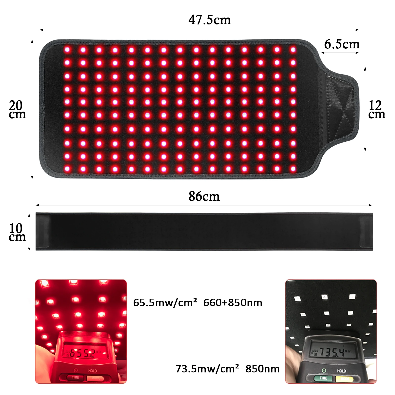 Red therapy wrap TLB120 remote control 150pcs 660nm 850nm 23.5w Pain Relieve infrared therapy belt lamp