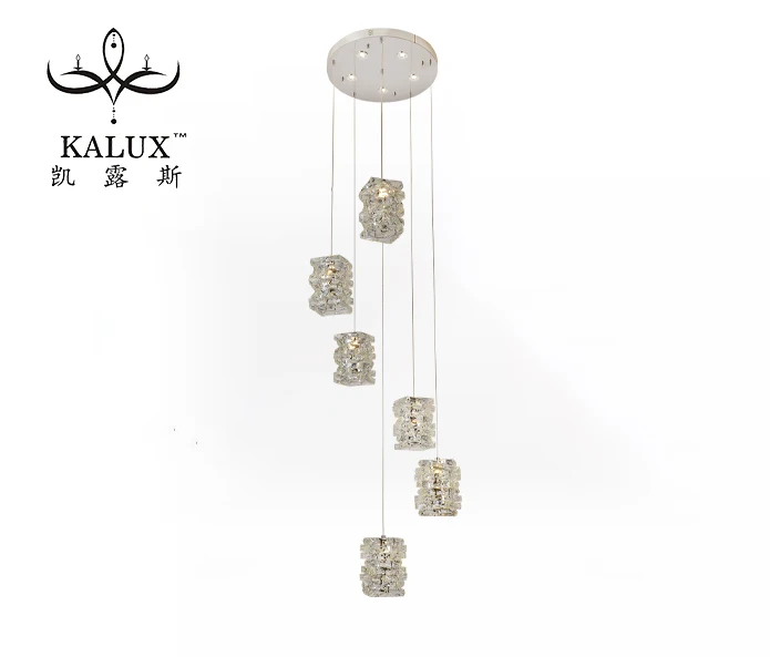 Custom Hotel Villa Spiral Staircase Stainless Steel Led Ceiling Lights Lamp,Modern Large Chandeliers & Pendant Lights