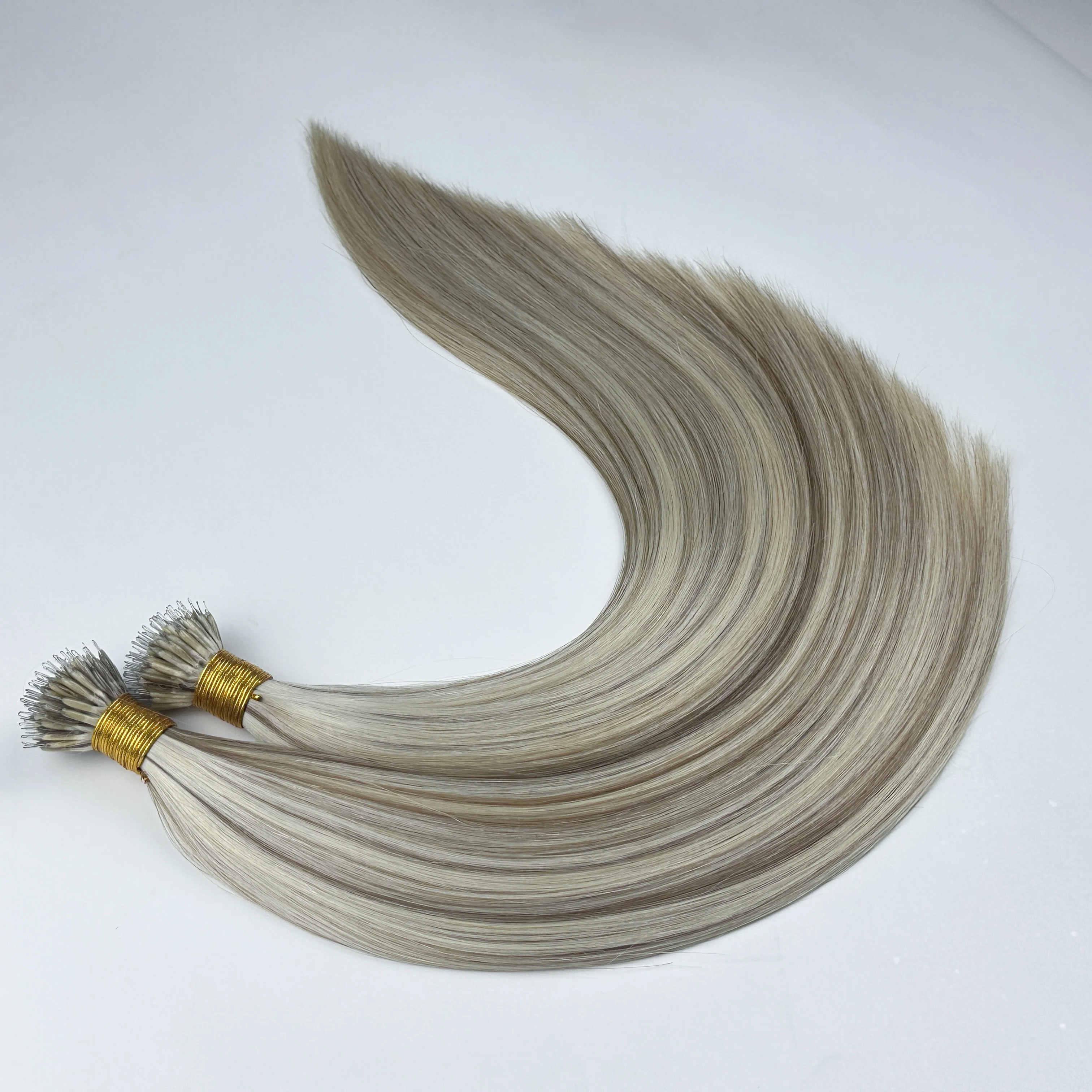 Factory Price Double Drawn Cuticle Hair Vrirgin Remy Human Russian Hair Nano Mini Tape Hair Extensions