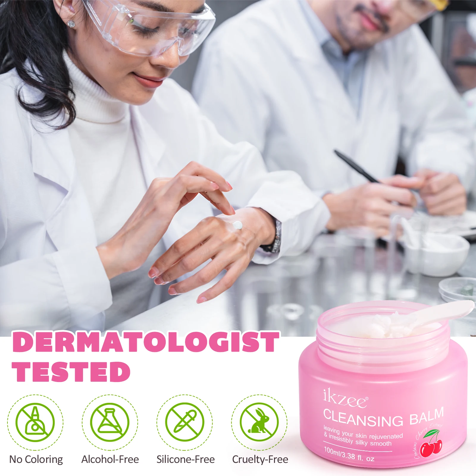 Wholesale Private Label 100ml Natural Face Make Up Cleansing Cream Waterproof Makeup Remover Cleansing Balm For All Skin Types